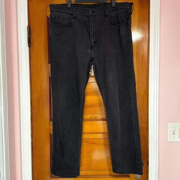 Levi's Other - Levi’s 502 Tapered Fit Black Denim Jeans Men’s 38 x 30